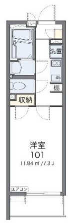 クレイノプラディアの物件間取画像